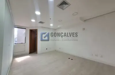 Sala comercial com 1 sala para alugar na rua rio branco, centro, são bernardo do campo, 110 m2 por r$ 2.500