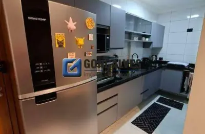 Apartamento 2 Quartos em Jardim Cristiane, Santo André – 42 m², Porcelanato, 1 Vaga