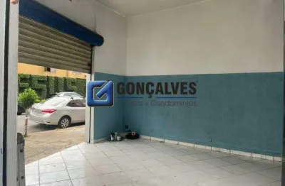 Salão Comercial para Alugar em Santo André - Campestre, 40 m², Cerâmica
