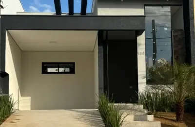 Casa térrea 3 dormitórios com suíte e garagem coberta no condomínio villagio ipanema