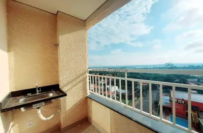 Apartamento com 2 dormitórios para alugar, 59 m² por r$ 1.666,00/mês - praia azul - americana/sp