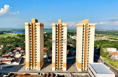 Apartamento com 2 dormitórios para alugar, 59 m² por r$ 1.676,00/mês - praia azul - americana/sp