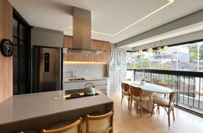 Apartamento à venda em joinville – 74m², 3 dormitórios, suíte, mobiliado e com sacada integrada.