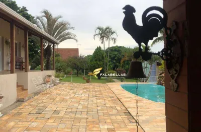 Chácara com 3 dormitórios à venda, 2351 m² por r$ 1.450.000,00 - bairro do poste - jundiaí/sp