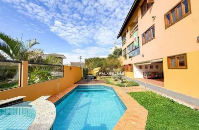 Casa com 5 dormitórios à venda, 474 m² por r$ 3.000.000,00 - engordadouro - jundiaí/sp