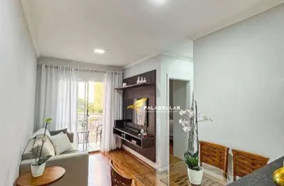 Apartamento com 2 dormitórios à venda, 52 m² por r$ 459.000,00 - cidade luiza - jundiaí/sp