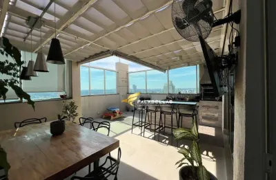 Cobertura com 4 dormitórios à venda, 246 m² por r$ 2.500.000,00 - jardim ana maria - jundiaí/sp