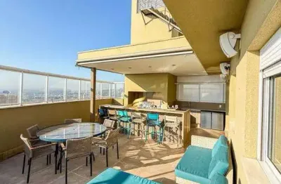 Cobertura com 4 dormitórios à venda, 270 m² por r$ 3.890.000,00 - jardim bonfiglioli - jundiaí/sp