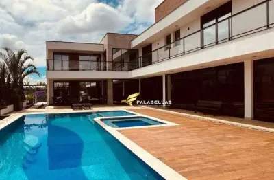 Casa com 4 dormitórios à venda, 600 m² por r$ 8.900.000,00 - parque da represa - jundiaí/sp