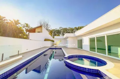 Casa com 4 dormitórios à venda, 519 m² por r$ 4.400.000,00 - condomínio estância marambaia - vinhedo/sp