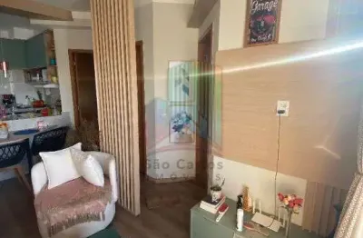Apartamento de 2 dormitorios com suite e moveis planejados na vila prado - sao carlos