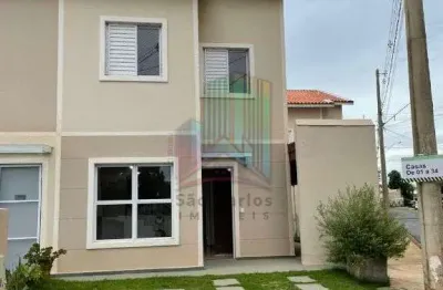 Casa em condomínio fechado com 3 quartos à venda na rua doutor marino costa terra, 1000, parque sabará, são carlos, 81 m2 por r$ 535.000