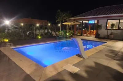 Chacara de luxo em condominio com infraestrutura completa em Sao Carlos