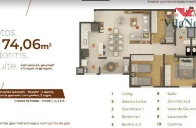 Apartamento com 3 dormitórios à venda, 74 m² por r$ 598.332,46 - jardim santiago - indaiatuba/sp