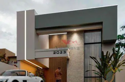 Casa com 3 dormitórios à venda, 108 m² por r$ 850.000 - condomínio guarujá - salto/sp