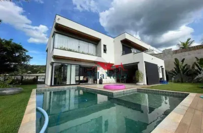 Casa com 4 dormitórios à venda, 302 m² por r$ 3.000.000,00 - itapetinga - atibaia/sp