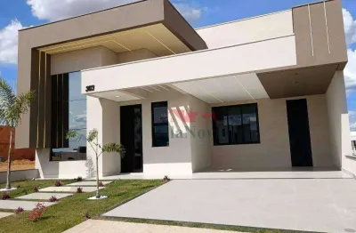Casa térrea de alto padrão à venda com 3 suíte 1 com closet, área gourmet, piscina e 4 vagas – condomínio dona maria cândida, indaiatuba/sp!