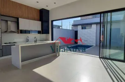Magnífica casa à venda com 3 suítes, piscina e 4 vagas sendo 2 cobertas - cond. gran reserve - indaiatuba sp!