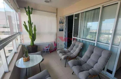 Apartamento com 3 suítes à venda, 128 m² por r$ 1.600.000 - edifício due - indaiatuba/sp