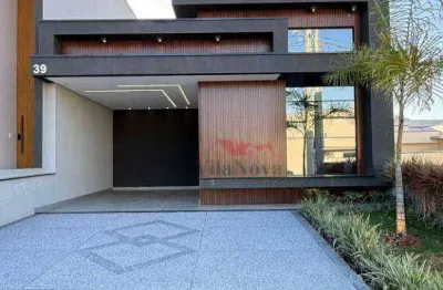 Casa com 3 dormitórios, sendo 1 suíte à venda, 145 m² por r$ 1.300.000 - loteamento park gran reserve - indaiatuba/sp