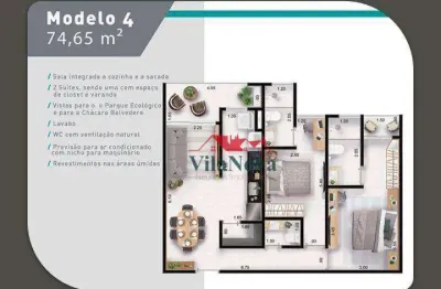 Apartamento, 74 m² - venda por r$ 850.000,00 ou aluguel por r$ 5.000,00/mês - vila do parque - indaiatuba/sp