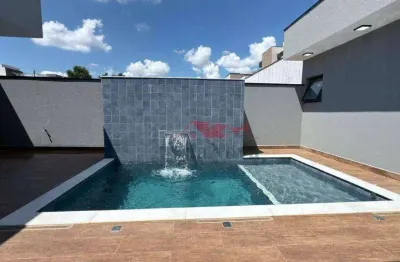 Belíssima casa com piscina, 3 dormitórios à venda, 190 m² por r$ 1.500.000 - condomínio laguna residencial - indaiatuba/sp