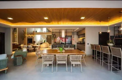 Sobrado de altíssimo padrão mobiliada com 4 suítes, varanda gourmet, piscina e 4 vagas no condomínio  duas marias em indaiatuba sp!