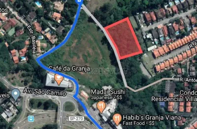 Área à venda, 5936 m² por r$ 9.000.000,00 - granja viana - cotia/sp