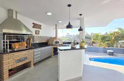 Casa com 4 suítes à venda, 431 m² por r$ 2.700.000 - granja viana - cotia/sp
