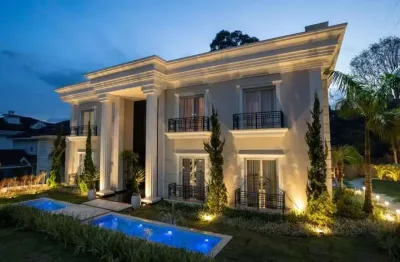 Casa com 6 dormitórios à venda, 1000 m² por r$ 19.000.000,00 - residencial três (tamboré) - santana de parnaíba/sp