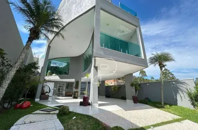 Casa com moderna com 3 suítes à venda, 266 m² por r$ 1.590.000 - reserva dos pires - cotia/sp