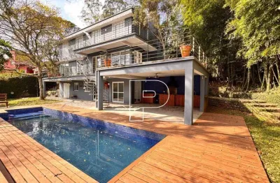 Casa com 4 dormitórios à venda, 350 m² por r$ 2.200.000,00 - chácara dos lagos - carapicuíba/sp
