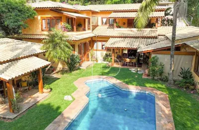 Casa com 4 dormitórios à venda, 470 m² por r$ 3.990.000,00 - são fernando golf club - cotia/sp