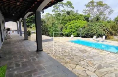 Casa com 4 dormitórios à venda, 458 m² por r$ 2.600.000,00 - chácara nossa senhora de fátima - cotia/sp