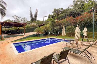 Casa com 4 dormitórios à venda, 474 m² por r$ 1.600.000,00 - chácara refúgio - cotia/sp