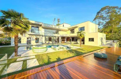 Casa com 3 dormitórios à venda, 760 m² por r$ 10.900.000,00 - granja viana - cotia/sp