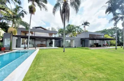Diferenciada de frente para o campo de golfe!!!!casa com 4 suítes à venda, 800 m² por r$ 17.000.000 - vila de são fernando - cotia/sp