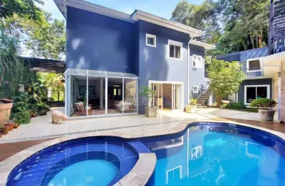 Casa com 4 dormitórios à venda, 500 m² por r$ 3.500.000,00 - granja viana - jandira/sp