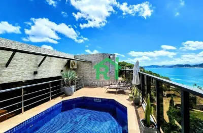 Cobertura à venda, 270 m² por r$ 2.750.000,00 - enseada - guarujá/sp