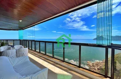 Apartamento com 4 dormitórios, 251 m² - venda por r$ 2.600.000,00 ou aluguel por r$ 14.000,00/mês - jardim astúrias - guarujá/sp