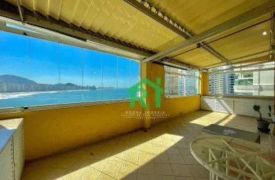 Apartamento com 2 dormitórios à venda, 150 m² por r$ 800.000,00 - jardim astúrias - guarujá/sp