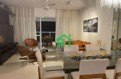 Apartamento com 3 dormitórios à venda, 115 m² por r$ 1.200.000,00 - pitangueiras - guarujá/sp