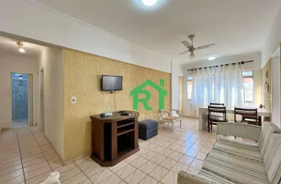 Apartamento com 2 dormitórios, 1 vaga, jardim astúrias, guarujá/sp