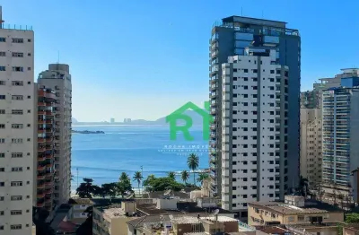 Cobertura com 2 quartos, 1 vaga, jardim astúrias, guarujá/sp
