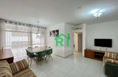 Apartamento com 2 quartos (1 suíte), 1 vaga, pitangueiras, guarujá/sp