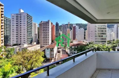 Apartamento com sacada, 3 dormitórios (3 suítes), 2 vagas, pitangueiras, guarujá/sp