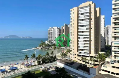 Apartamento à beira mar com 4 quartos (3 suítes), 2 vagas e lazer à venda em jardim astúrias, guarujá | rocha imóveis guarujá