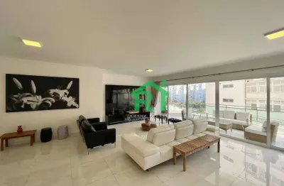 Apartamento beira mar, 4 dormitórios (2 suítes), 2 vagas, pitangueiras, guarujá/sp