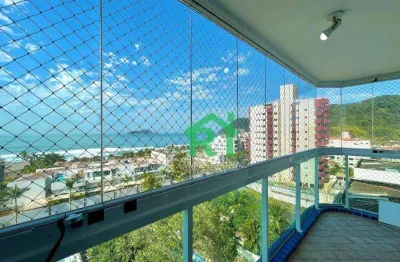 Apartamento à beira mar com 2 quartos (1 suíte), 2 vagas e lazer à venda no tombo, guarujá