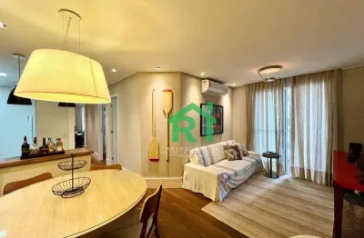 Apartamento frente mar, 3 dormitórios (1 suíte), 2 vagas, lazer, jardim astúrias - guarujá/sp